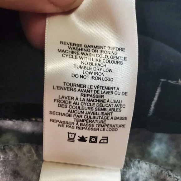 Vintage Roots Canada Men's Fleece Jacket Size Large Heather Black White Full Zip - Picture 16 of 16